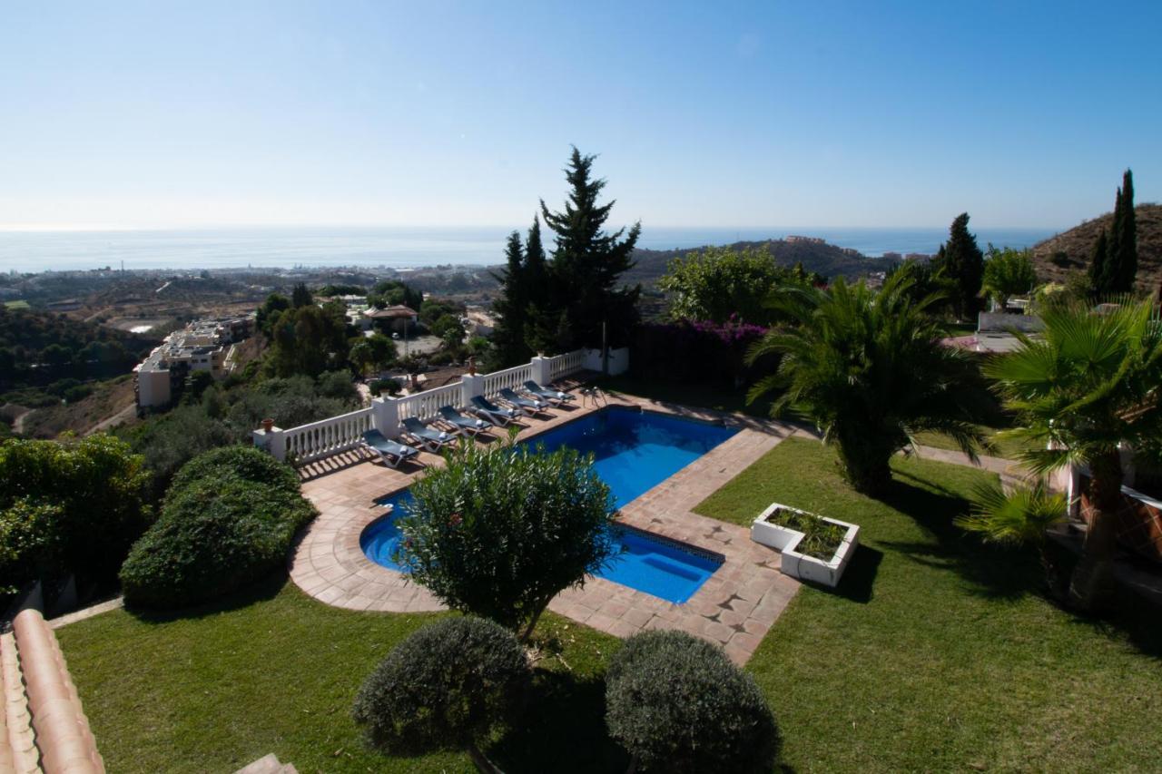 Gran Villa Con Vistas Al Mar Y Piscina Privada Malaga Ngoại thất bức ảnh