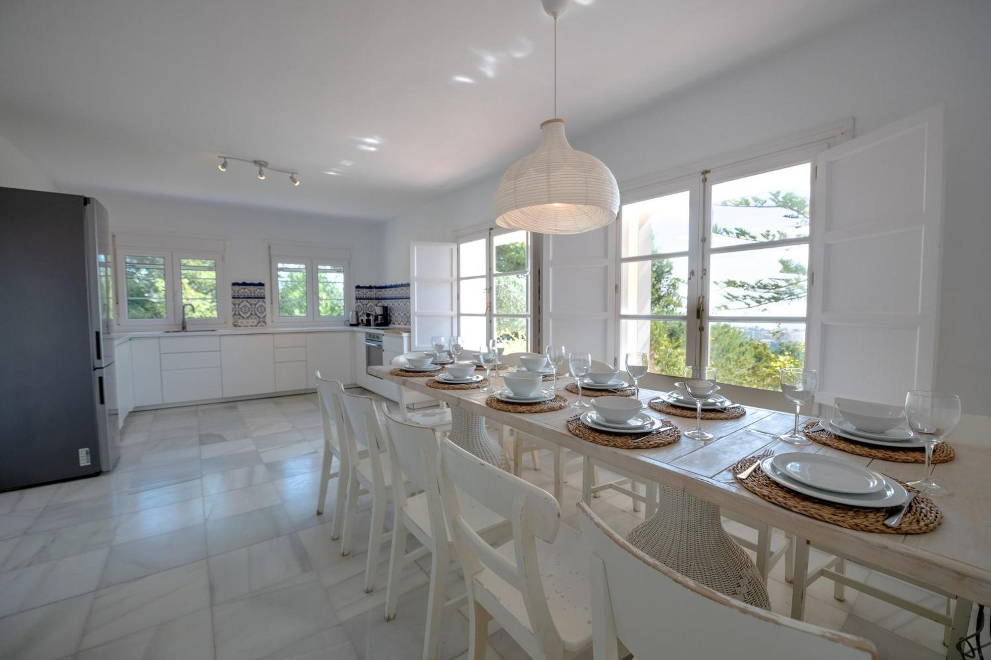 Gran Villa Con Vistas Al Mar Y Piscina Privada Malaga Ngoại thất bức ảnh